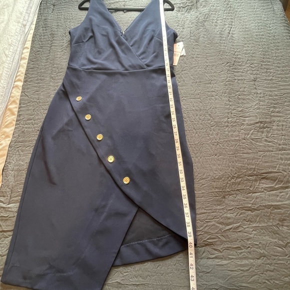 Nanette Lepore Navy Button Dress - Picture 9 of 12